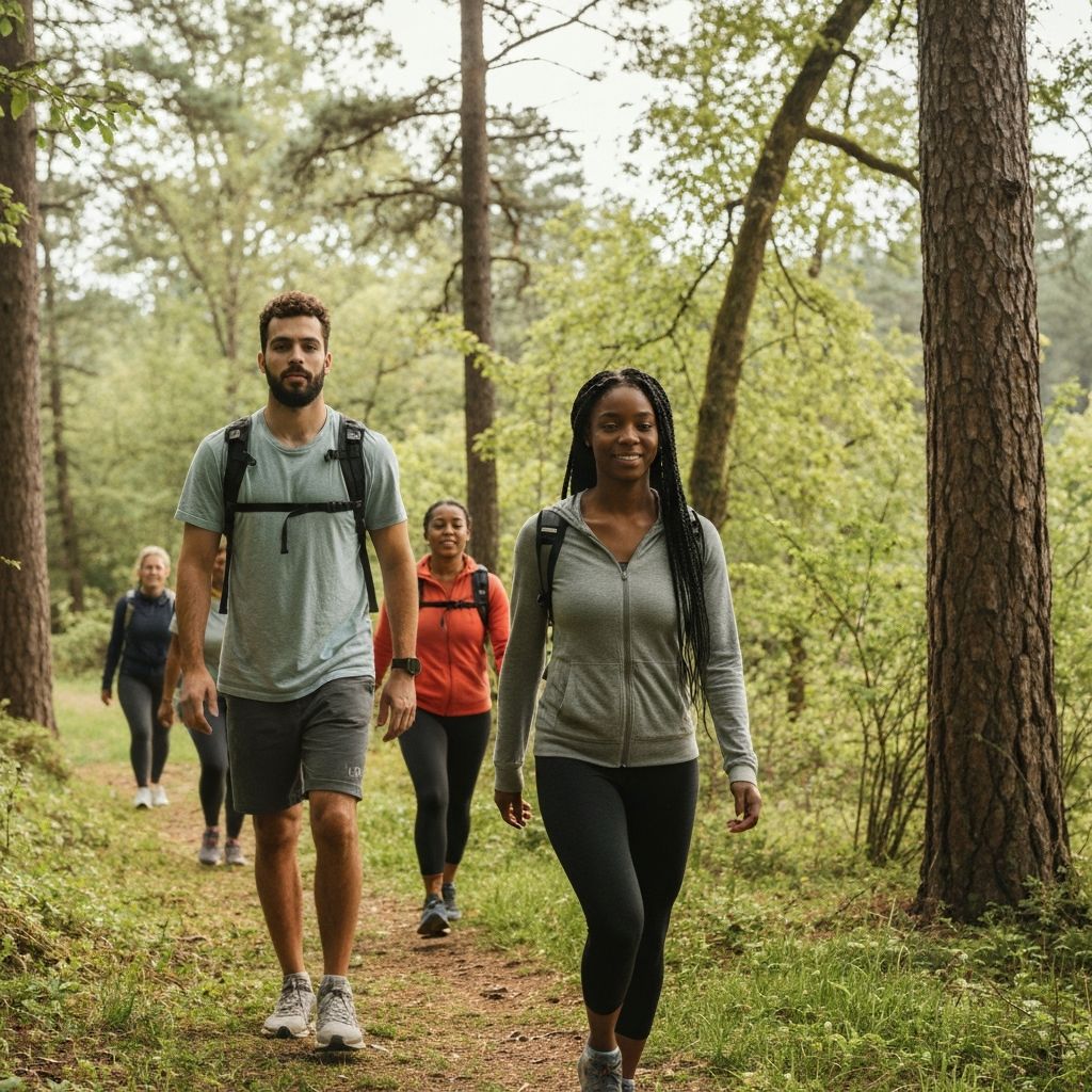 People engaging in outdoor activities